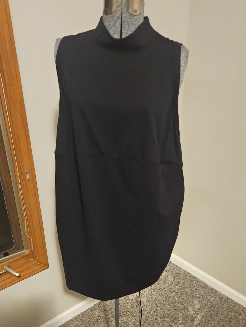 FLX Urban Commuter Mock Neck Dress With Pockets!